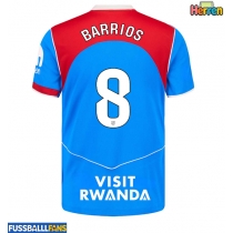 Atletico Madrid Pablo Barrios #8 3rd trikot 2025-26 Kurzarm